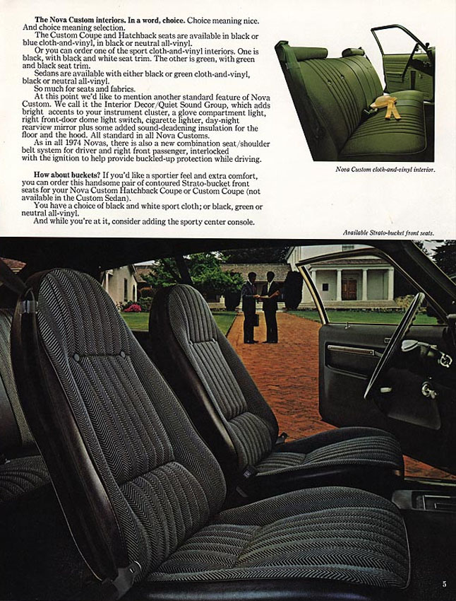 1974 Chevrolet Nova Brochure Page 8